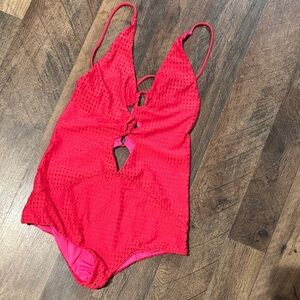 Acacia Swimwear hot pink Kokomo S